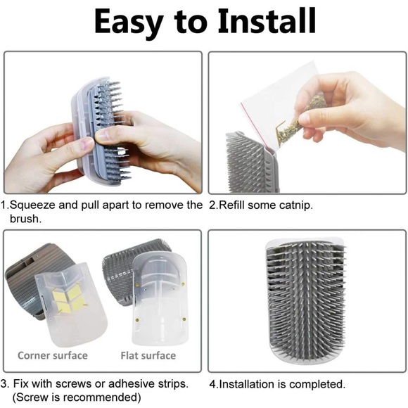 Cat Self Groomer Massage Comb Scratcher - Picture 3 of 4